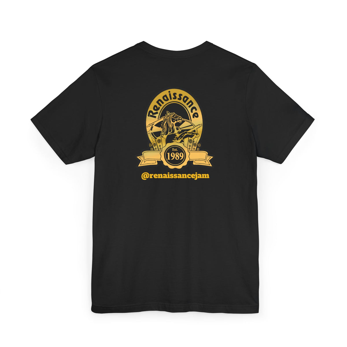 Gold Renaissance Unisex Jersey T-Shirt, Casual Tee, Gift for Him/Her, Everyday Wear, Unique Style, Perfect for Birthdays, Anniversaries