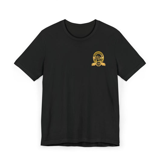 Gold Renaissance Unisex Jersey T-Shirt, Casual Tee, Gift for Him/Her, Everyday Wear, Unique Style, Perfect for Birthdays, Anniversaries
