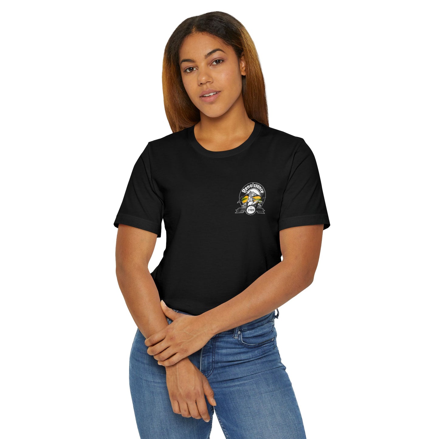 Jamaica Renaissance Unisex Jersey T-Shirt, Casual Tee, Gift for Him/Her, Everyday Wear, Unique Style, Perfect for Birthdays, Anniversaries