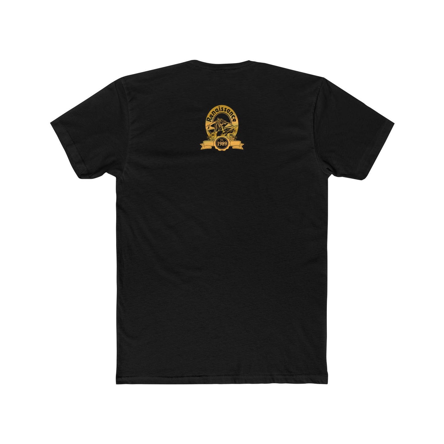 Gold Front Renaissance 1989 Tee, Vintage Graphic Shirt, Unisex Cotton Crew, Retro Style Top, Gift for Music Lovers, Casual Daywear