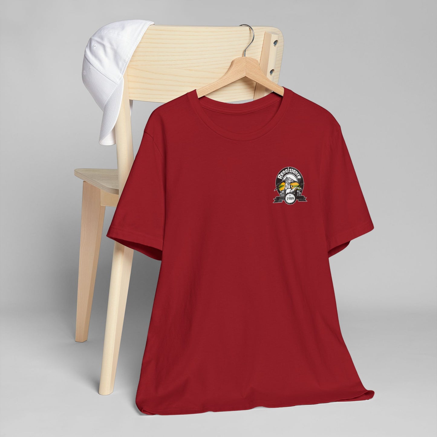 Jamaica Renaissance Unisex Jersey T-Shirt, Casual Tee, Gift for Him/Her, Everyday Wear, Unique Style, Perfect for Birthdays, Anniversaries