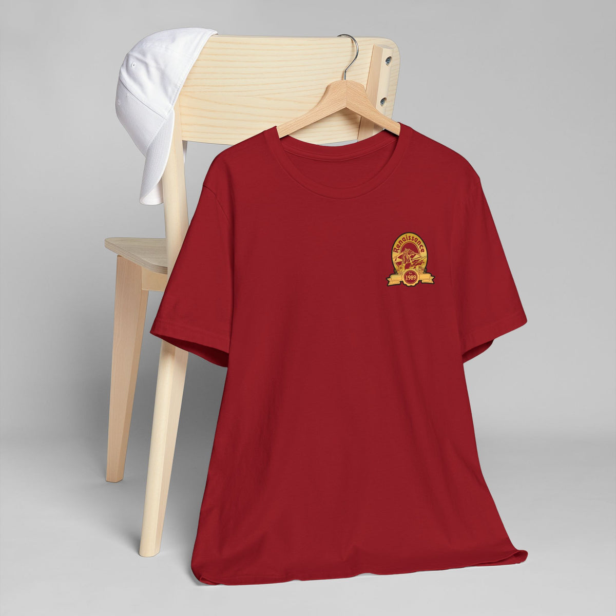 Gold Renaissance Unisex Jersey T-Shirt, Casual Tee, Gift for Him/Her, Everyday Wear, Unique Style, Perfect for Birthdays, Anniversaries