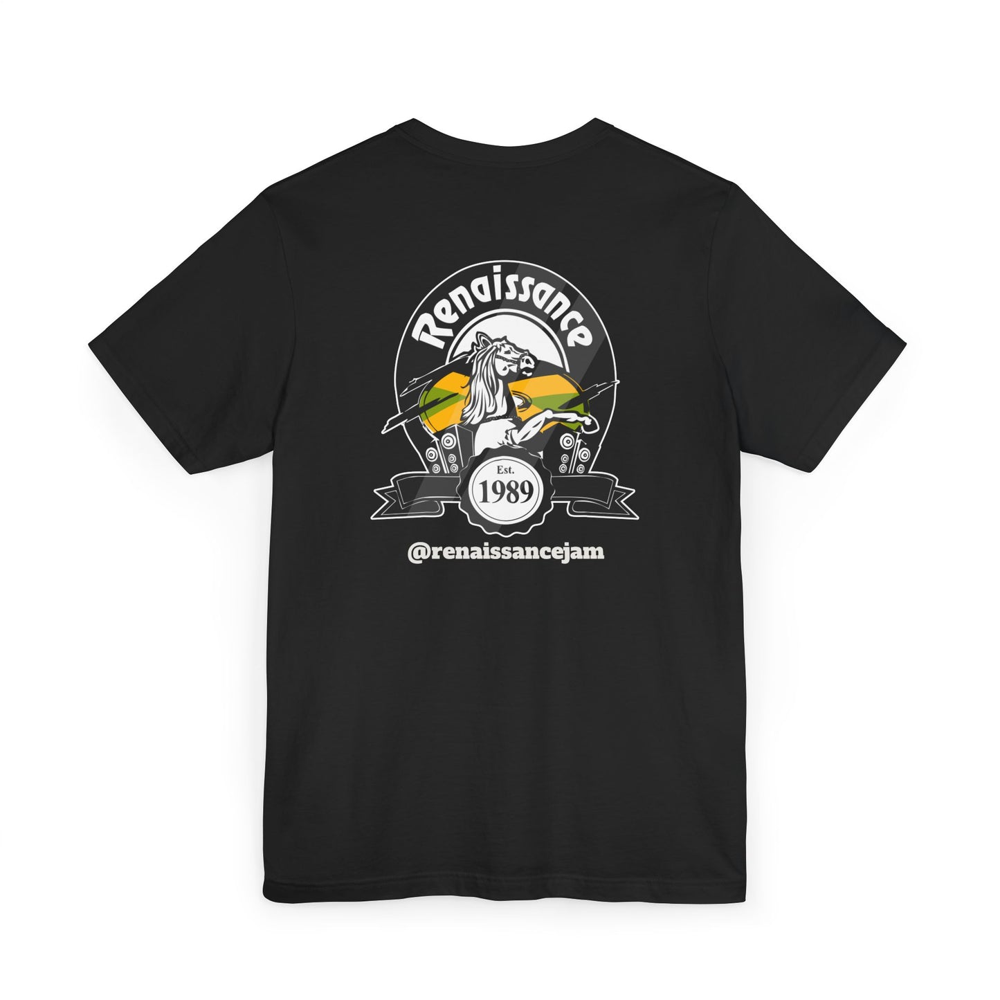Jamaica Renaissance Unisex Jersey T-Shirt, Casual Tee, Gift for Him/Her, Everyday Wear, Unique Style, Perfect for Birthdays, Anniversaries