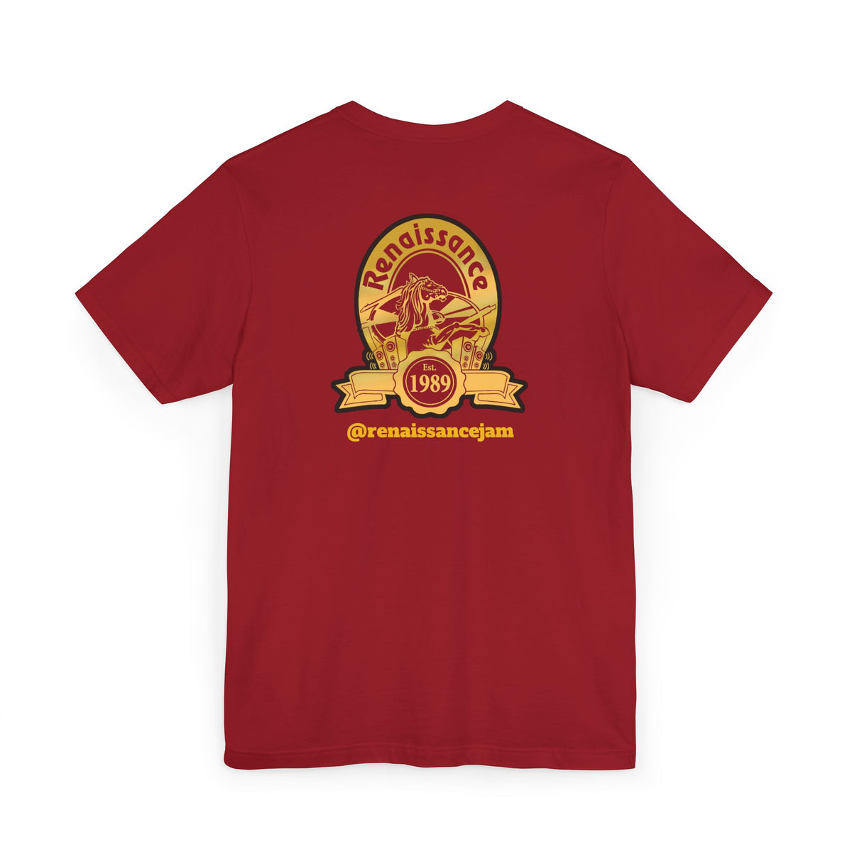 Gold Renaissance Unisex Jersey T-Shirt, Casual Tee, Gift for Him/Her, Everyday Wear, Unique Style, Perfect for Birthdays, Anniversaries
