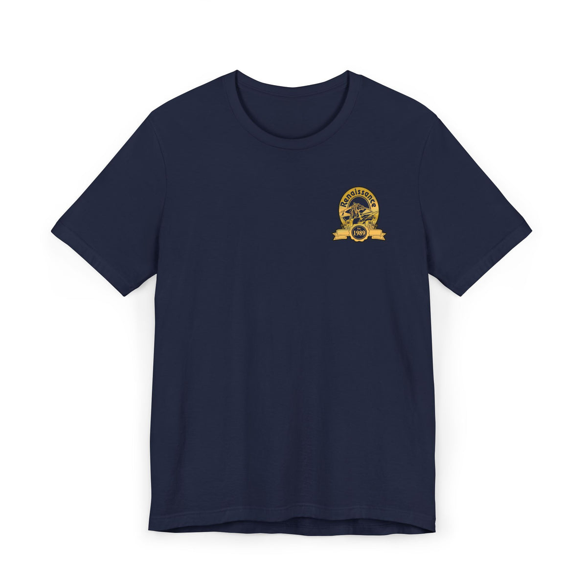 Gold Renaissance Unisex Jersey T-Shirt, Casual Tee, Gift for Him/Her, Everyday Wear, Unique Style, Perfect for Birthdays, Anniversaries