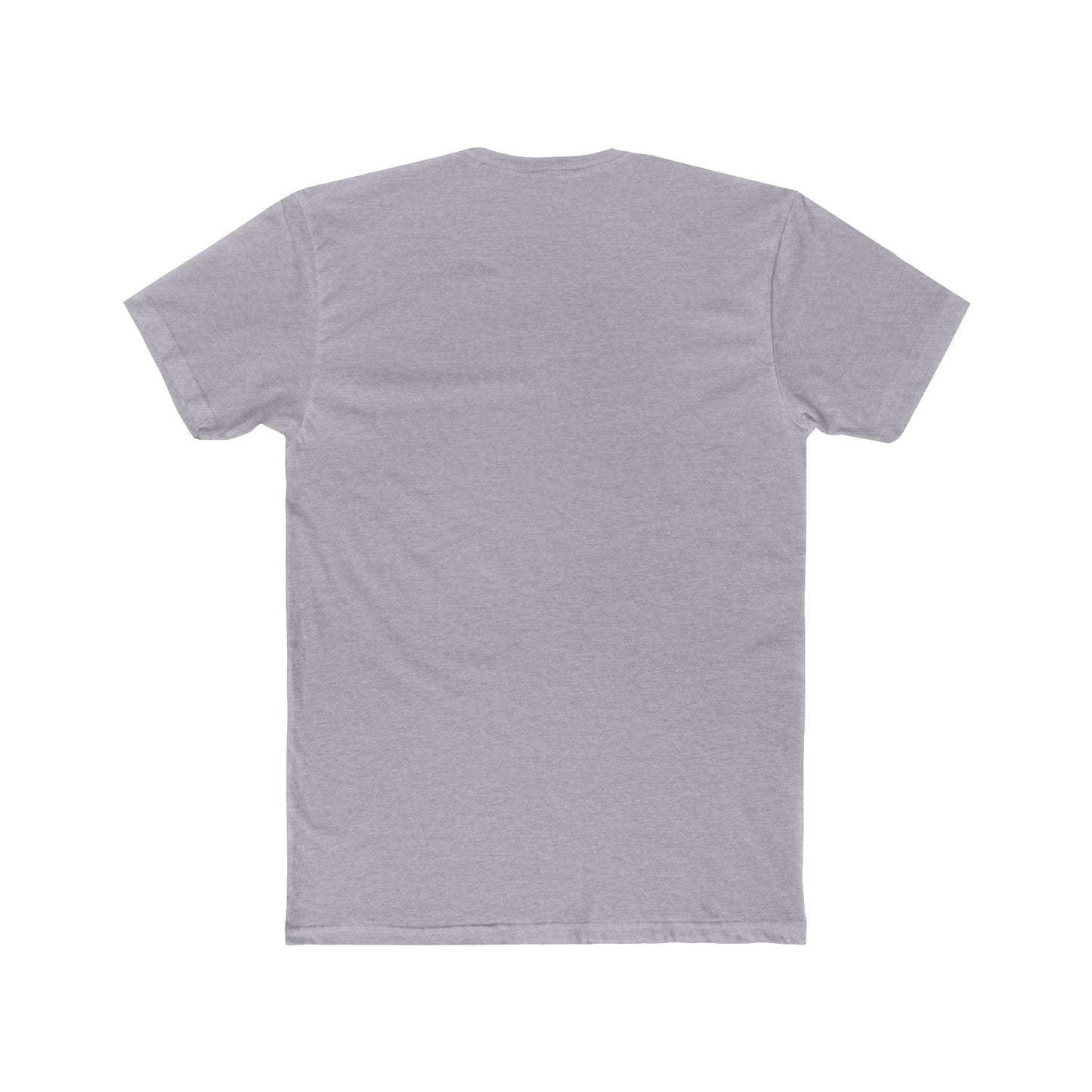 Silent Noise White Print Men's Cotton Crew Tee(Next Level 3600)