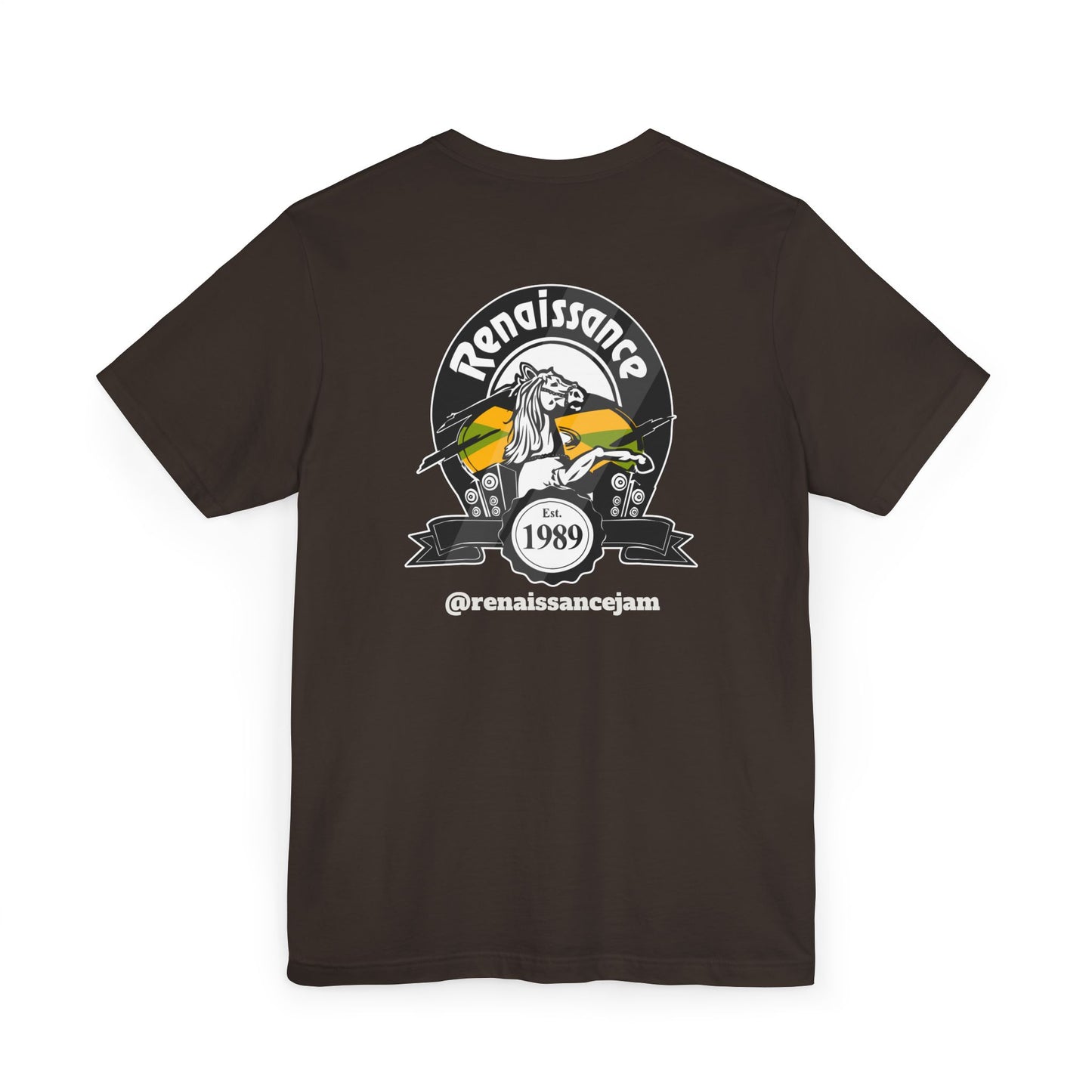 Jamaica Renaissance Unisex Jersey T-Shirt, Casual Tee, Gift for Him/Her, Everyday Wear, Unique Style, Perfect for Birthdays, Anniversaries