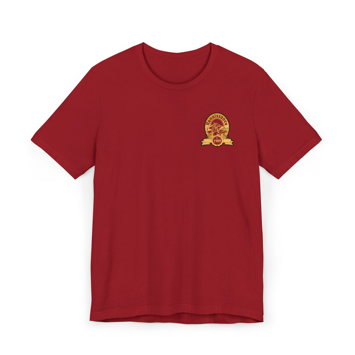 Gold Renaissance Unisex Jersey T-Shirt, Casual Tee, Gift for Him/Her, Everyday Wear, Unique Style, Perfect for Birthdays, Anniversaries