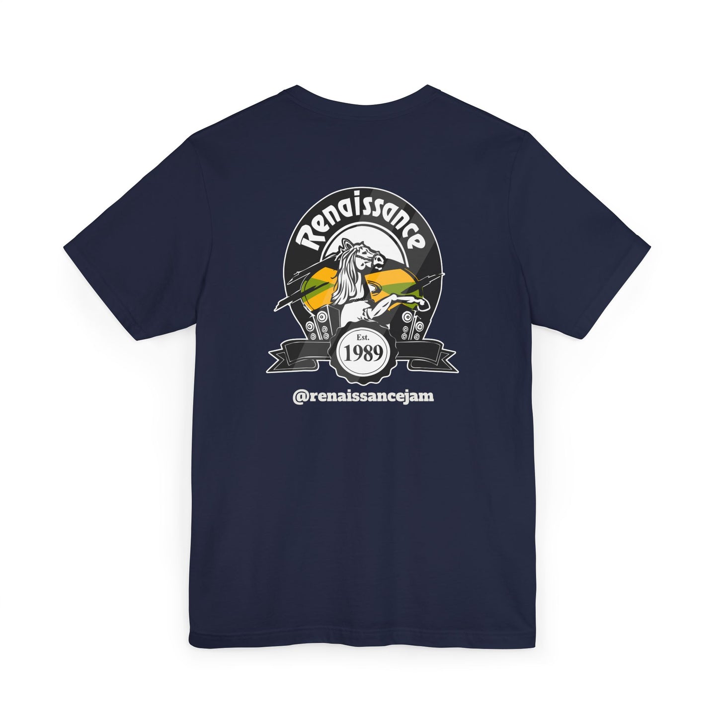 Jamaica Renaissance Unisex Jersey T-Shirt, Casual Tee, Gift for Him/Her, Everyday Wear, Unique Style, Perfect for Birthdays, Anniversaries