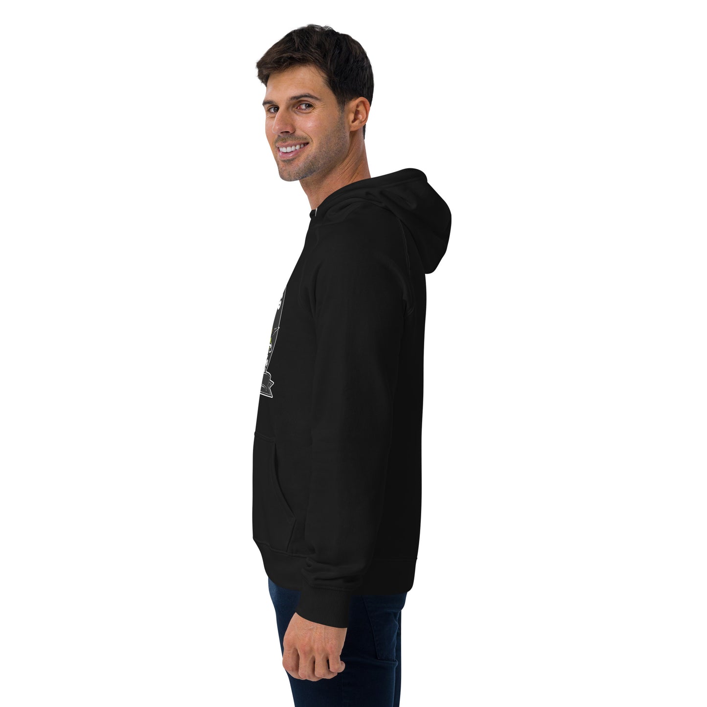 Renaissance Sound Logo Unisex eco raglan hoodie